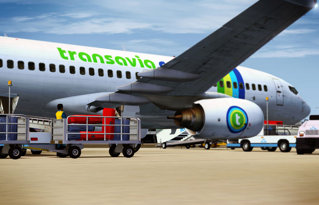 gsx ground services for fsx luggage carrier